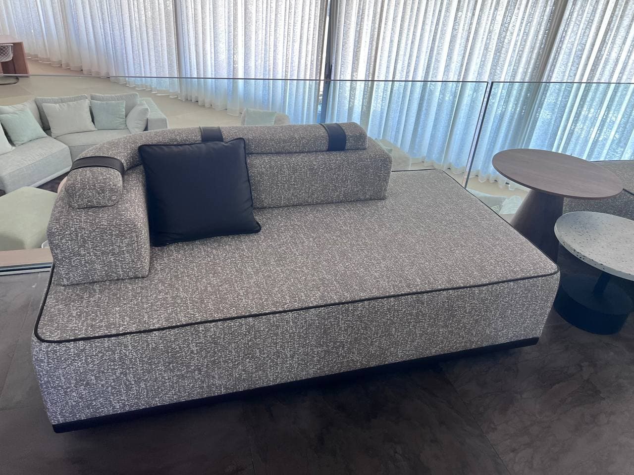Guest-ready villa sofa interior for rentals and Airbnb